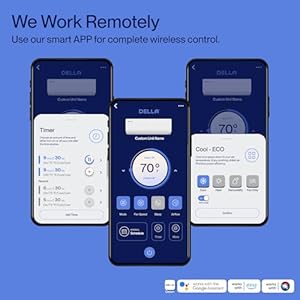 Dellaversaseries12000btuminisplitairconditionerworkwithalexawith1tonprechargedheatpumpductlessinvertersystem19seer2coolsupto550sqft164ftinstallationkitincluded Urban Country Home Decor Della versa series 12000 btu mini split air conditioner work with alexa with 1 ton pre charged heat pump ductless inverter system 19 seer2 cools up to 550 sq ft164ft installation kit included urban country home decor