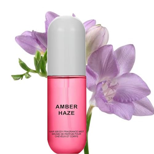 Coconut Body Spray for Women，50ml Freesia Skin Perfume Skin Body Mist, Freesia Skin Body Mist，Concentrate Freesia BodySpray Infused Essential Oil，Long Lasting Hair and Body Mist for Women