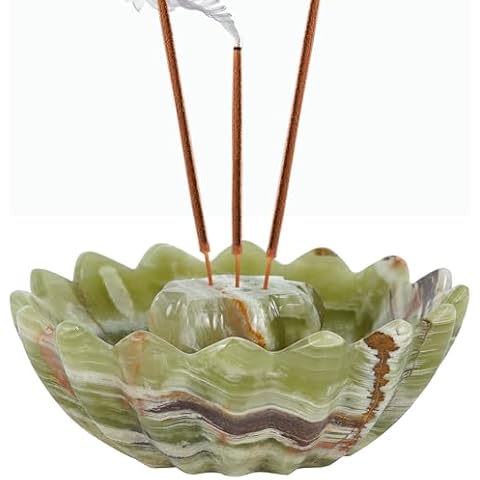 Porte-encens en marbre Radicaln Onyx Vert Cover