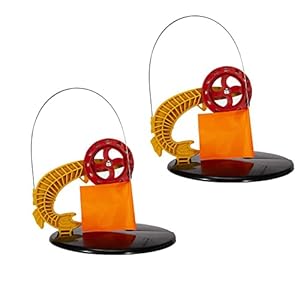 2 Pack upgrade ijs vissen tip-up met haak en oranje vlag packle draagbare winter ijs hengel tip tip up voor openlucht vissen minnaar geschenk