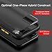 MKOAWA for iPhone 11 Case Men Translucent Hard Back with Soft Rubber Bumper Shockproof Protective Phone Case Slim Thin Cover 6.1 inch - Black