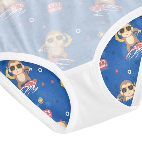 Girls Cotton Bikini Panties Printed Toddler Briefs Underwear Comfortable for Girls 2-8 Years3