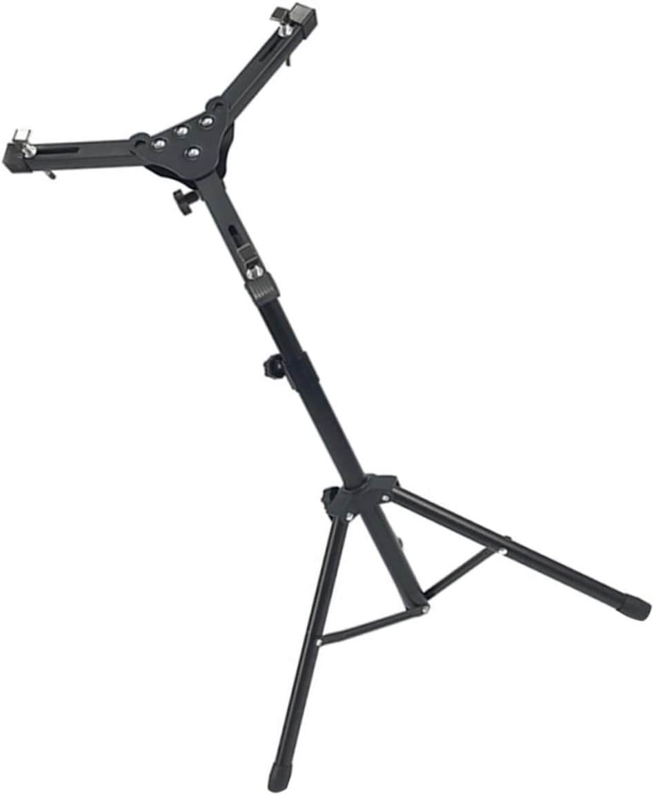 1pc Adjustable Snare Drum Stand Holder Dumb Drum Stand for Practice Pad for Beginners Secure Practice Pad Rack Black Height Adjustable