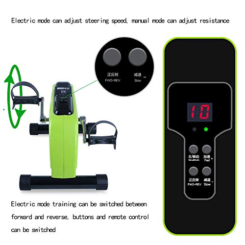 Pedaleador eléctrico para ejercicio con monitor LCD miniatura 5