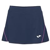 Con malla interior Joma Katy - Falda para Mujer, Color Azul Marino/Fucsia, Talla L