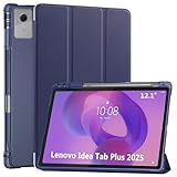 ProCase Hülle Lenovo Idea Tab Plus 12,1 Zoll 2025, schlanke leichte Abdeckung dreifach Faltbarer Ständer intelligente Schutzhülle mit Schlaf-/Weckfunktion