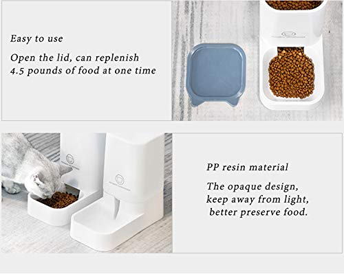 Dog or Cat Automatic Feeder Water Dispenser Set, Food Bowl Cat Food Container for Small, Medium and Large Cats and Dogs… - Image 4