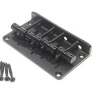 Quality Bass guitar bridge in black finish. Includes screws and adjusting key Packaged and dispatched by Black Dog Music Supplies