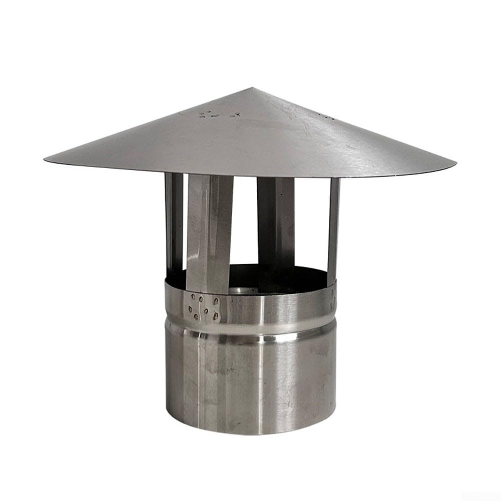 cappuccio della pioggia dell'acciaio inossidabile, cappuccio resistente al freddo e al calore della pioggia della canna fumaria del metallo del cappello superiore per le condotte