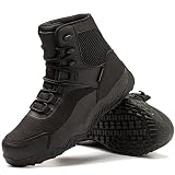 AZXPROT Men's Military Tactical Boots, 6" Waterproof Lightweight Combat Boots Non-slip Hiking Boots