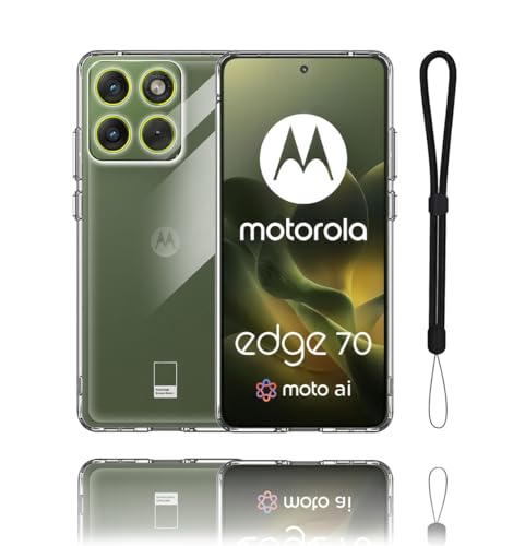 �y2025�V�o��zFor Motorola Edge 70 5G �P�[�X �J�o�[ �N���A �yHNWEIWEI�z �ϏՌ� TPU�f�� �_�炩����G�� �S�ʕی� �_�炩����G�� �X�N���[�� & �J�����ی� �y�� ���^ �ϏՌ� �����h�~ �w��h�~ ���ϖh�~ M