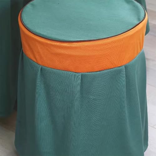 Jidanmian Housse de lit de Massage Spa 4 pièces avec Ouvertures d'aération, Jupe de lit de Massage en Microfibre, Poche pour téléphone Portable, Fermeture éclair Lisse, Couvre-lit(Orange,190x80cm) – vue 8
