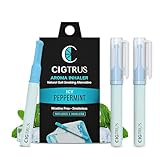 Cigtrus Natural Nicotine-Free & Tobacco-Free Smoking Alternative, Non-Electric Craving Relief, Quit Smoking Aid with Cigtrus (ICY Peppermint) - 3 Piece