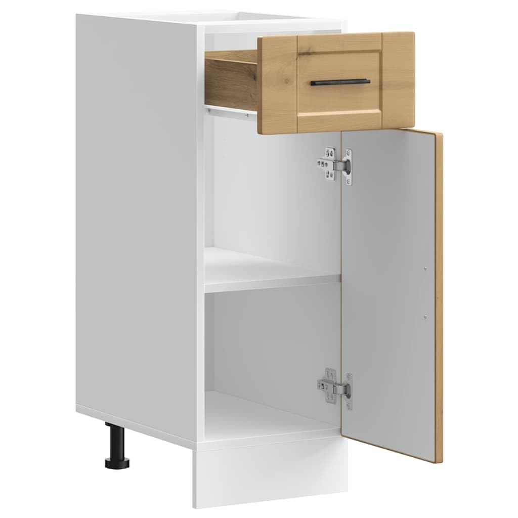 vidaXL Armoire de Cuisine Porto chêne Artisanal Bois d ingénierie