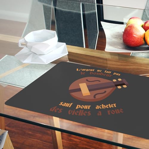 Set de table en liège thématique Moyen Âge pour repas convivial