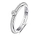 ZOEXUE Anxiety Rings for Women: Sterling Silver Spinner Ring for Teen Girls Anxiety Relieving Fidget Ring Stress Anti Fidget Jewelry Gifts for Granddaughter Mother