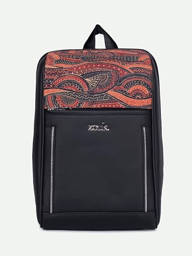 Image of ZOUK Olina Daypack for Women - Convertible Backpack with Laptop & iPad Compartments | Stylish Handcrafted Office & Travel Bag with Water-Resistant Lining & Dual Straps |