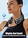 ChillGo Portable Neck Fan - 8400 RPM Enlarged Turbo Airflow - 5200mAh Personal Rechargeable Cooling Wearable Fan - Max 16H, 4 Speeds, Foldable, LED Display - Great Gifts for Men Women - 2nd Gen Black