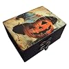 RK Collections Halloween Trinket Keepsake Box for Home decor Pumpkin Halloween Lovers Jewelry Box Storage Box For Girls Women Gift 375x3x2 3HWS