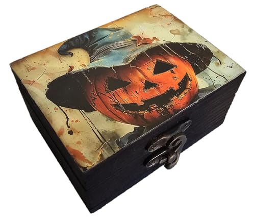 RK-Collections-Halloween-Trinket-Keepsake-Box-for-Home-decor-Pumpkin-Halloween-Lovers-Jewelry-Box-Storage-Box-For-Girls-Women-Gift-375x3x2-3HWS RK Collections Halloween Trinket Keepsake Box for Home decor Pumpkin Halloween Lovers Jewelry Box Storage Box For Girls Women Gift 375x3x2 3HWS