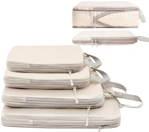 【2026年最新】旅行用圧縮袋 トラベルポーチ 4点セット 安い｜衣類仕分け 防水 防塵｜出張・旅行・収納に便利なパッキングオーガナイザー mignon＊box
