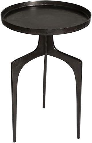 Miniatura 3 de Uttermost Kenna - Mesa decorativa de metal de bronce texturizado de 16 pulgadas de ancho