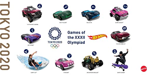 Hot Wheels Tokyo 2020 Olympics 10 Coches 1:64 en Pack miniatura 5