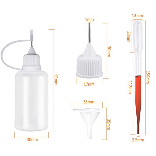 Huayue 15 Pezzi Bottiglia di Erogazione da 30ml