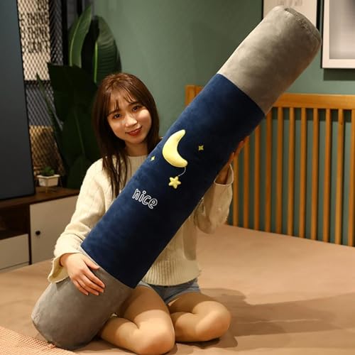 抱き枕 ぬいぐるみ 円筒形 抱きまくら ロングまくら 円柱型 抱きまくら ふわもち 抱き枕 160cm だきまくら 大きいサイズ 気持ちいい 椅子クッション 動物 等身大 円筒形 大きい抱き枕 HX-月 クリスマス 車の飾り 誕生日 プレゼント