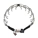 Herm Sprenger Stainless Steel Training Collar 2.25 mm with Safety Buckle Canvas Billets D-Ring