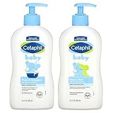 Picture of Cetaphil Baby Wash & Shampoo Plus Body Lotion, Healthy Skin Essentials, Head to Toe Hydration for up to 24 Hours, for Delicate, Sensitive Skin, 2-Pack,White