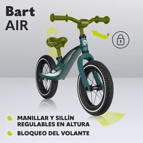 Bicicleta sin pedales ligera y robusta Lionelo Bart para evitar caídas y aprender equilibrio 4