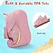 LeIsfIt Baby Shoes Boys Girls First Walking Shoes Non-Slip Toddler Breathable Sneakers Infant Sneakers Pink 5-6 Toddler