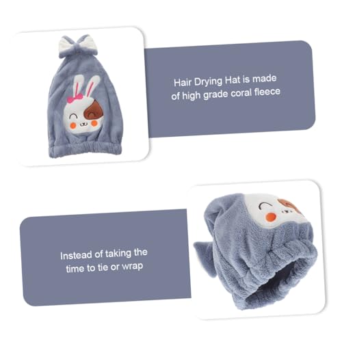 FRCOLOR Touca De Microfibra Para Cabelo Seco Infantil 4 Unidades Para Rosto Cabelo Turbante Toalha D