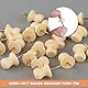 Pinnadeln Holz Pinwand Pins 80 STK Pinnwandnadeln Holz Reißnägel Schön Pins für Pinnwand Nadeln Korkplatte Fotos Handwerke