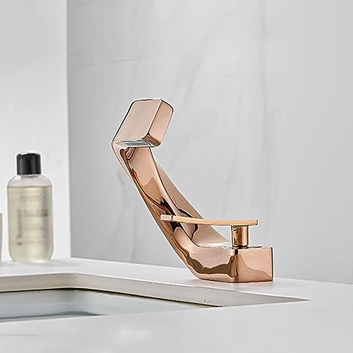 Mitigeur de lavabo cascade en laiton blanc haut de gamme MOCHAMIK