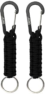 EOTW Paracord Keychain Quick Release Keychain Clip Ring with Carabiner Military Grade Utility