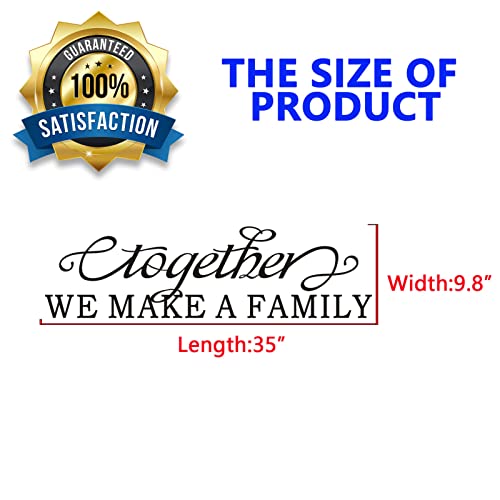 Wall Art Stickers, Family Wall Decor Living Room, (Easy to Apply) - Image 4