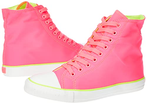 Diversão Colored, Tênis Meninas, Pink/Amarelo Neon, 29