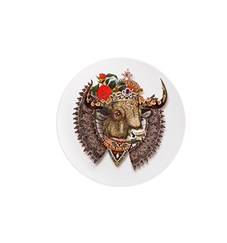 VISTA ALEGRE x CHRISTIAN LACROIX - Monseigneur Bull Dessert Plate