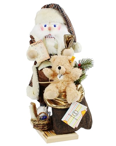 Steinbach Nutcracker Santa Comes Around Part 3 - Limited Edition Nutcracker - Christmas Decorations Indoor - Home Decor - Made in Germany - 17.72 inch