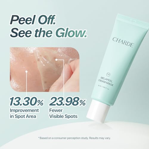 CHARDE Peel Off Cream Mask for Dark Spots, Cream-to-Clear Mask for Brighter, More Even-Looking Skin, At-Home Care Routine (50ml) - Image 3