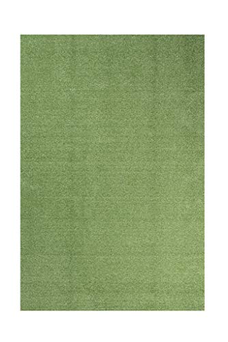 Tapiso Pure Green Kunstgras Terrace Balkon Tuin Buitenruimtes Binnenruimtes Duurzaam Design Maat - 300 x 800 cm - Afbeelding 3