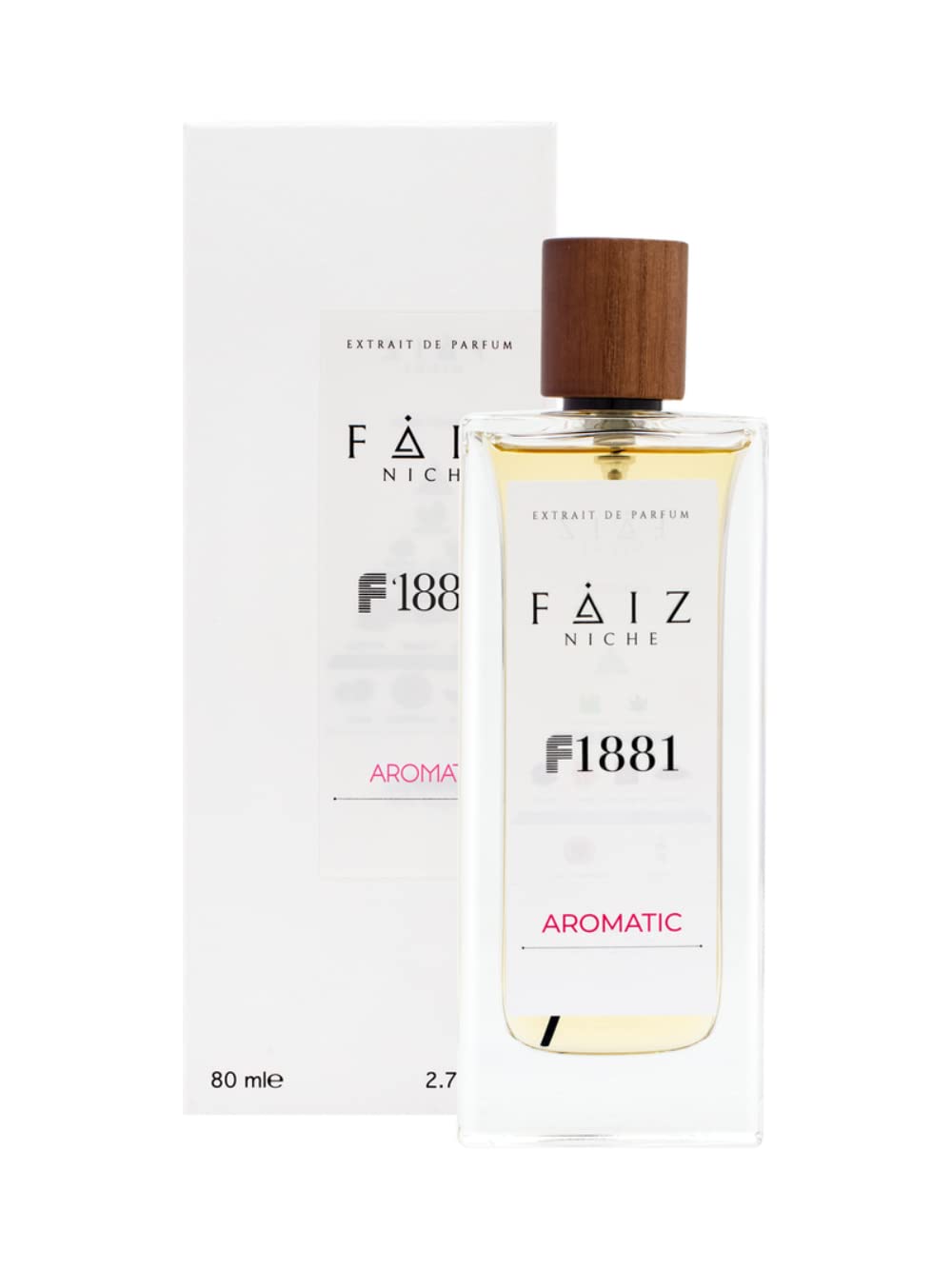 Faiz Niche Collection Aromatic F1881 Extrait De Parfum Long Lasting Perfume For Women and Men 80ML