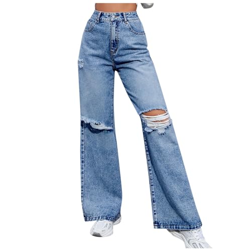 Pantalon denim femme pour tenue quotidienne au bureau comme en weekend décontracté