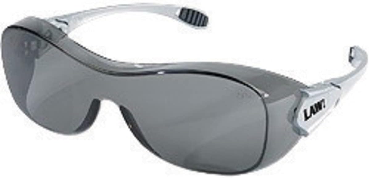 LAW OTG® Over-The-Glasses Safety Glasses With Gray Anti-Fog Lens And Matte Gray Frames