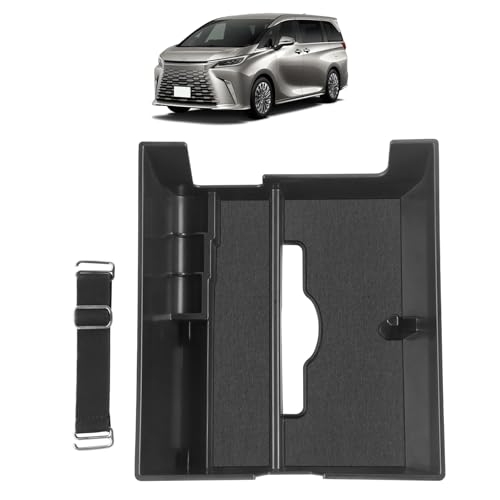 ruiya 新型 レクサスlm 2代目 LM500h 専用 コンソールボックス レクサスlm350h センターコンソール トレイ コンソール ティッシュケース 収納 ボックス レクサス lm アクセサリー 車内収納 インテリア トレイ 小物入れ ABS素材