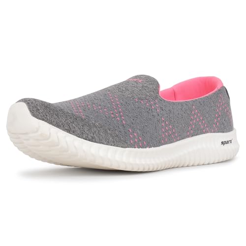 SPARX Womens SL 123 | Enhanced Durability & Soft Cushion | Grey Running Shoe - 5 UK (SL 123)