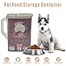 Buddeez Pet Food Storage Container - 8 Quart Capacity Bird Seed Container & Dog Food Storage, with Durable EZ Grip Handle and EZ Flip Lid with Pour Spout