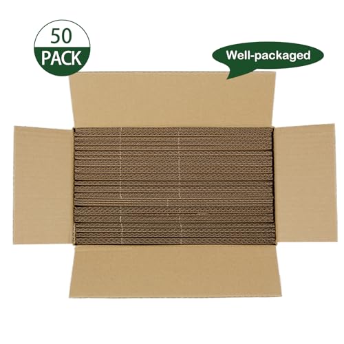 Hesesoh 50 Pack Brown Corrugated Cardboard Sheets 8"L X 10"W thumb #6